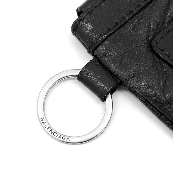 Motor City Classic Clip Leather Clutch Pouch Small Black - Picture 8 of 10